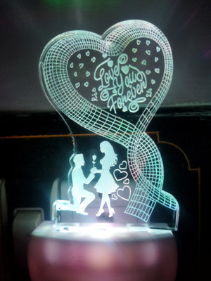 vjb NIGHT LIGHT Night Lamp(10 cm, Blue)