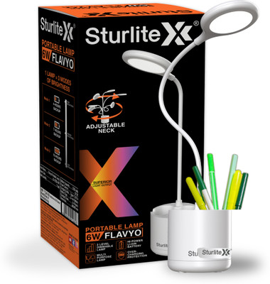 Sturlite Flavyo 6W Rechargeable LED|(3 in 1) Color Light Table Lamp(9.8 cm, White) deal from flipkart Sturlite Flavyo 6W Rechargeable LED|(3 in 1) Color Light Table Lamp(9.8 cm, White) deal from flipkart