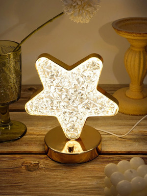 Keekos Crystal Lamp,16 Color Changing Rose Crystal Diamond Table Lamp,USB Rechargeable Table Lamp(19.5 cm, Star-Multi)