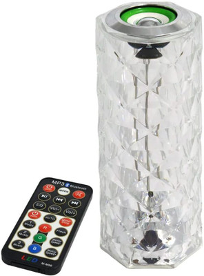 moradiya fresh Round Lamp With Speaker Table Lamp(10 cm, Multicolor)