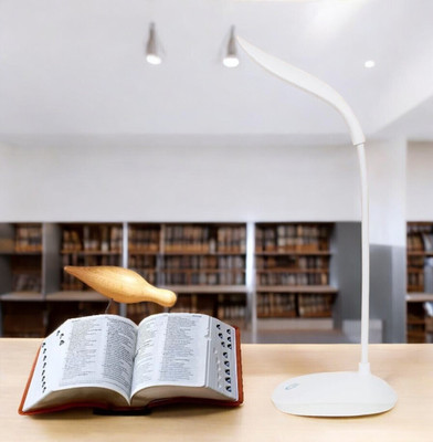 BHAJANLAL GREENERY Zynati_White_angular_tableLamp_0_ (11)_L1823_L725 Study Lamp(31 cm, White)