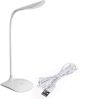 BHAJANLAL GREENERY Rechargeable LED Touch Desk Lamp_L1869 Table Lamp(10 cm, White)