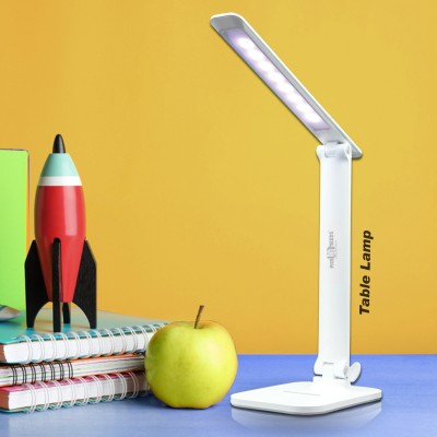 Make Ur Wish LED Rechargeable Study Table/Desk Lamp With Touch Control Lithium Battery Table Lamp(5 cm, White)