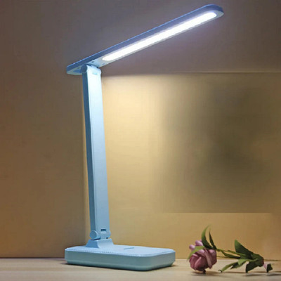 AKR FOLDABLE RECHARGEABLE AND DIMMABLE WITH TOUCH SENSOR TABLE LAMP Table Lamp(20 cm, White)