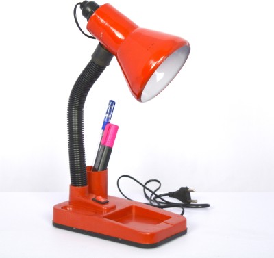 Flipkart SmartBuy Desk Table Light with Eye Protection, Stand and On/Off Switch & GOOSENECK-RD/LED Study Lamp(36 cm, Red)