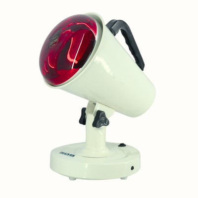 Bos Medicare Surgical Electric Infrared Lamp Heat Therapy For Pain Relief Table Lamp 22 cm Off White