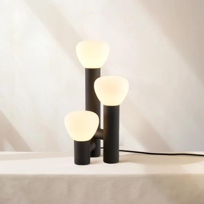 LIGHT ART STUDIO PocketPixie Table Lamp(30 cm, Black + White)