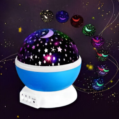 CozyFox Romantic Sky Star Master Night Light Projector Round Lamp Night Lamp(13 cm, Multicolor)