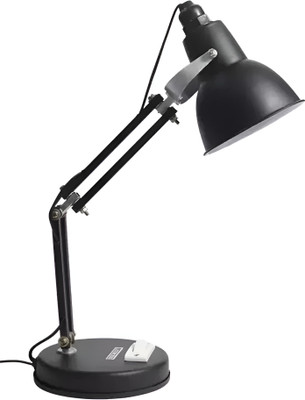 KundanLighting Adjustable Study Lamp With Round Flexible Neck For Study (Black) Study Lamp(46 cm, Black)
