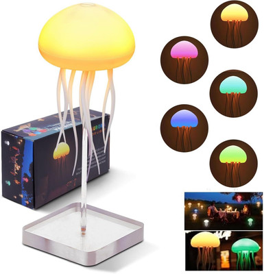 NL Traders Jellyfish Lamp,Baby LED Night Light – 7-Color Changing Lamp for Kids,Night Lamp Night Lamp(22 cm, Multicolor)