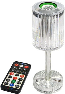 moradiya fresh Acrylic Lamp With Speaker Table Lamp(10 cm, Multicolor)