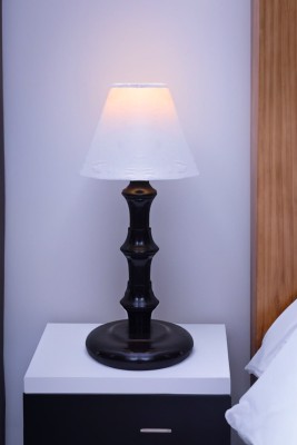 hadi handicrafts floor Table Lamp Table Lamp(63 cm, White & Black)