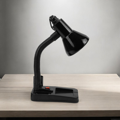 spark world HomeDecorTableLamp-TL195 Table Lamp(22 cm, Black)
