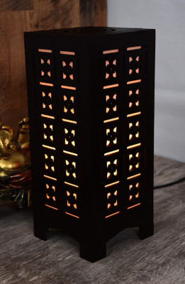 Mohit Enterprises Handcrafted Elegance Perfect for Ambiance in Any Room 1 Table Lamp(25.5 cm, Brown)