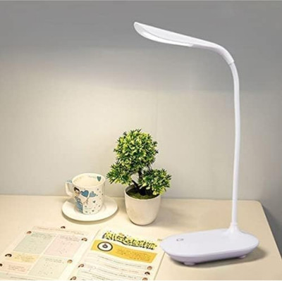 Garu Powerful Rechargeable Emergency Table lamp | Study Reading Light | Led Lamp Study Lamp(37 cm, White, Multicolor)