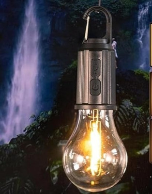 Sahaj Enterprise USB Rechargeable LED Light Clip Bulb Light Tent Lamp Yard Camping Outdoor Night Lamp(7 cm, Warm Yellow)