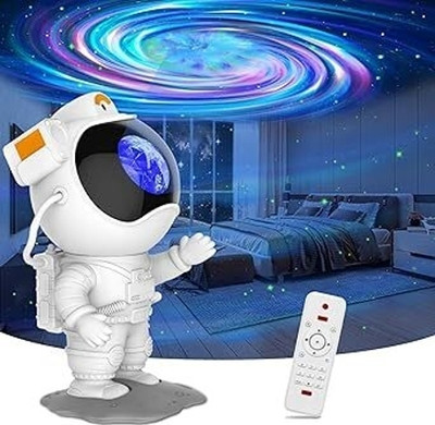 MEBISO M-Astronaut Star Projector Galaxy Night Light with Timer and Remote LED Lamp Night Lamp(22.5 cm, Multicolor)