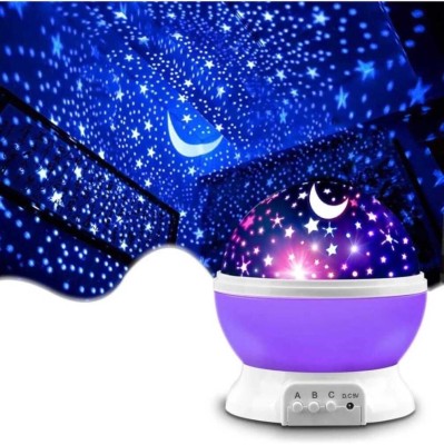 99Drops Romantic Sky Star Master Night Light Projector Baby Sleep Lighting I1 Night Lamp(14 cm, Multicolor)