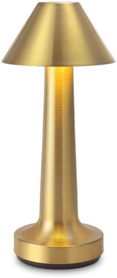 The Artment Decorative Canopy Shape Table Lamp For Home Decor/Gifting Night Lamp(24 cm, Gold)