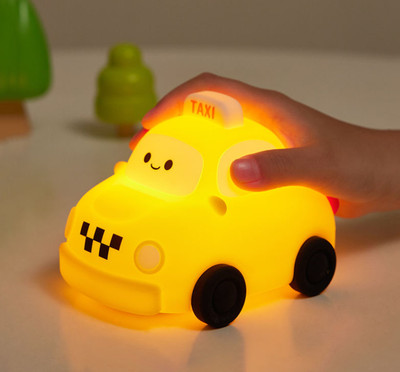 UNZAG Car Night Light for Kids 3 Level LED Lamp with Soft Touch Nightlight for-Kids Night Lamp(12.4 cm, Warm White)