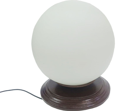 MAGINATO Decorative Table Lamp(7 cm, Brown white)