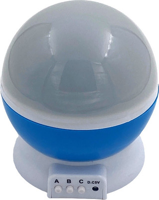 BudheWorld Imported Big Star Master Projector Rotating Moon starry Night Light Lamp Blue Night Lamp(15 cm, Blue)