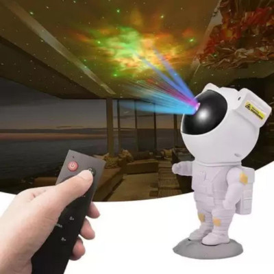 SKY HUB Astronaut Light Projector with Nebula, Star Projector for kids room Night Lamp Night Lamp(23 cm, Multicolor)