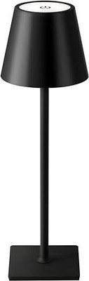 HUEX 3 Color Stepless Dimming Up| Output USB Charging| Night Lamp with Touch Sensor Night Lamp(38 cm, Black)