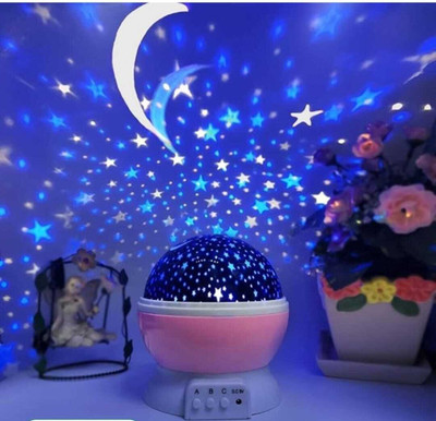 uzala Star master Night Lamp(14 cm, Multicolor)