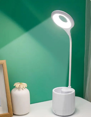OneWish Desk Lamp with Pen Holder for Study/Table Room. Study Lamp(35 cm, White)