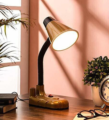 ZOREZA Metal Study Lamp, Gold, Pack of 1 Study Lamp(4 cm, Gold)