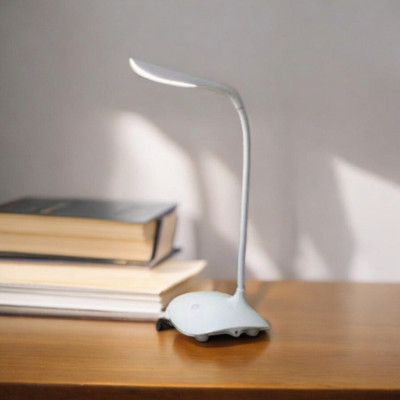 REXBURG USB LED Desk Lamp Table-20 Study Lamp(10 cm, White)