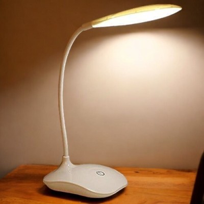 AKR Powerful Rechargeable Emergency Table Lamp (White)_287 Study Lamp(30 cm, White)