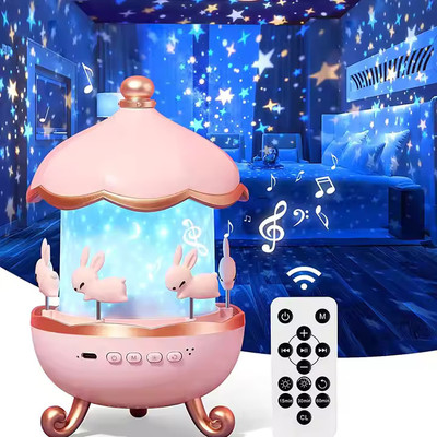 Taxzilla 72 Mode Star Light Projector Baby Night Light with Bluetooth & Remote Control Night Lamp(14 cm, Multicolor)