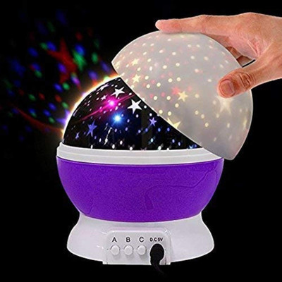 IMMUTABEL Star Master Night Light USB Lamp Projection IOK46 Table Lamp(124.5 cm, Multicolor)