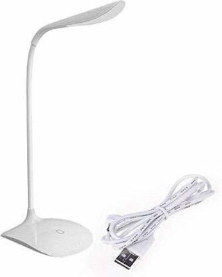 GETTRADE Rechargeable Emergency Table Desk Lamp Student Reading Light Led Foldable G244 Study Lamp(37 cm, White)