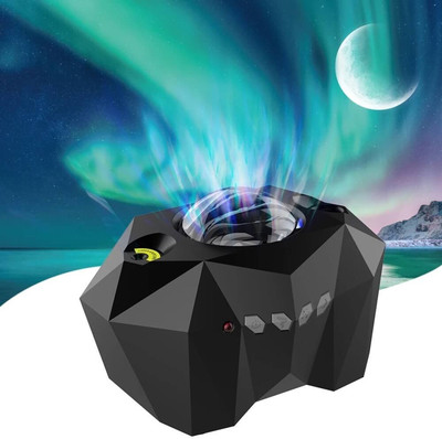 WunderVoX Sky Night Light Projector For Kids Adults, For Room Décor/Party/Home-Black Night Lamp(10.5 cm, Black)