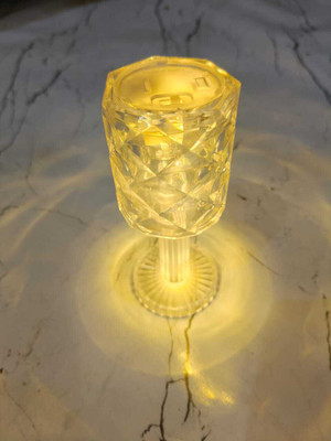 Creetycyle Fancy Table Lamp Shape LED Light Lamp (Pack of 1) Night Lamp(13 cm, Malty colour)