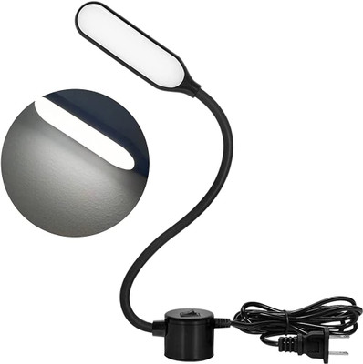 SUNCLOCK 10W Magnetic Mounting Base Working Lamp360 Degree MovableLamp With Toggle Switch Study Lamp(10 cm, Black, White)