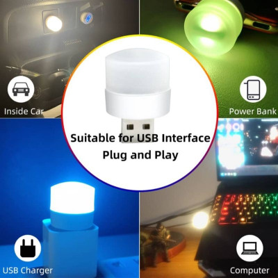 Radha 1 W Basic Round Plug & Play LED Bulb(White, Pack of 10)