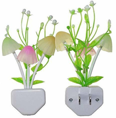 ActrovaX Colorful Led Lamps Mushroom Shape Automatic Sensor Light Night Lamp(5 cm, White)