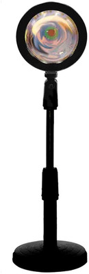 ASTOUND New Sunset Projector Lamp Night Lamp(27 cm, Black)