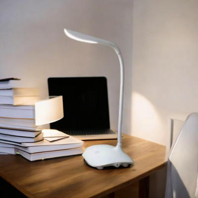 REXBURG USB LED Desk Lamp Table-24 Study Lamp(10 cm, White)