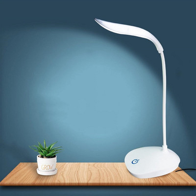 AKR Powerful Rechargeable Emergency Table Lamp (White)_201 Study Lamp(30 cm, White)