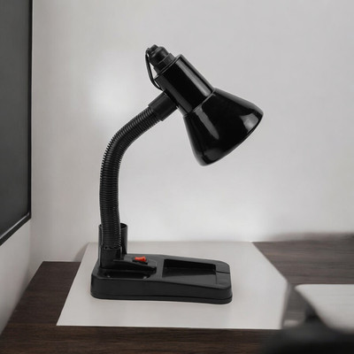 ZESTRUM HomeDecorTableLampHTL-TL190 Table Lamp(22 cm, Black)