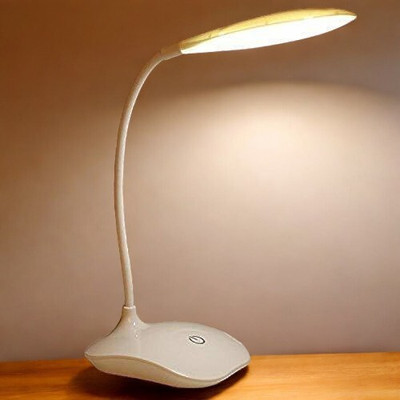 AKR Powerful Rechargeable Emergency Table Lamp (White)_273 Study Lamp(30 cm, White)