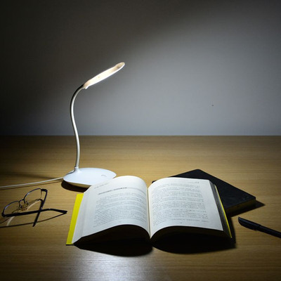 Powerpicks Rechargeable LED Desk Lamp Touch On/Off Switch Study Lamp Study Lamp(10 cm, Multicolor)
