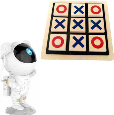 Premio Coppex Galaxy Astronaut Projector-Nebula Starry Light, Remote & Timer Night Lamp(23 cm, White (Free Tic Tac Toe))