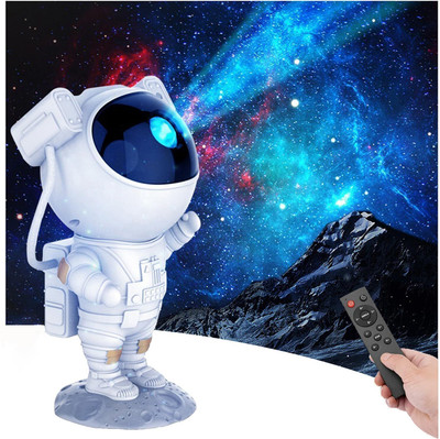 blinguru Astronaut Galaxy Projector Night Lamp(22.5 cm, White)