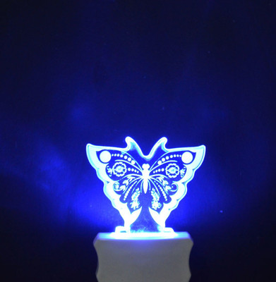 Kedar Enterprises Butterfly Night Lamp Create Calm atmosphere with customizable lighting Night Lamp(12 cm, White)